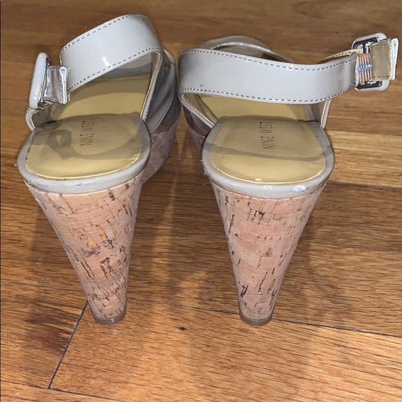 Nine West Natural Charlotta Wedge Sandals - Picture 3 of 3